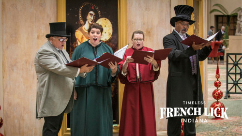 Dickens Carolers at West Baden Springs Hotel  
